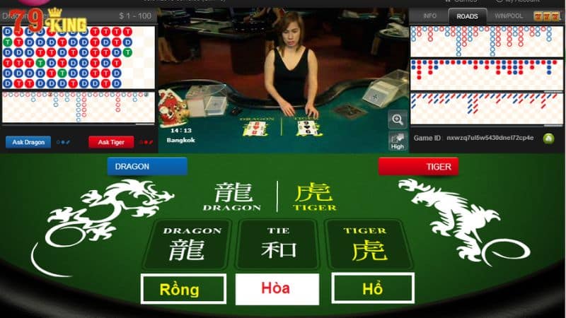 Game Rồng Hổ có luật chơi khá đơn giản